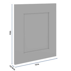 J&K Castle Grey S5 Dummy Door Panel 15" W x 18" H