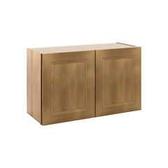 J&K Butterscotch B8 Double Door Wall Cabinet - 30" W x 18" H
