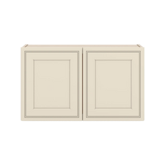 J&K Pearl Glazed H9 Double Door Wall Cabinet - 30" W x 18" H
