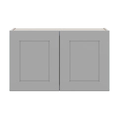 J&K Castle Grey S5 Double Door Wall Cabinet - 30" W x 18" H