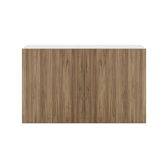 Modernform Cabinet Walnut 30" W X 18" H X 12" D Double Door Wall Cabinet