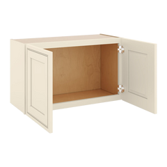 J&K Pearl Glazed H9 Double Door Wall Cabinet - 30" W x 18" H