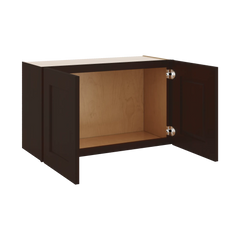 J&K Java Coffee S1 Double Door Wall Cabinet - 30" W x 18" H