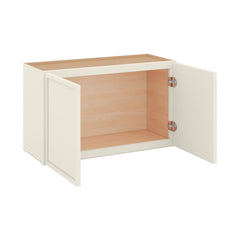 Modernform Cabinet Slim Dove White 30" W X 18" H X 12" D Double Door Wall Cabinet