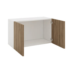 Modernform Cabinet Walnut 30" W X 18" H X 12" D Double Door Wall Cabinet