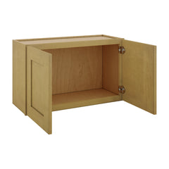 Modernform Cabinet Natural Shaker 30" W X 18" H X 12" D Double Door Wall Cabinet