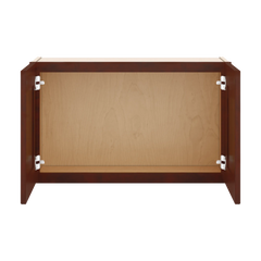 J&K Mahogany J5 Double Door Wall Cabinet - 30" W x 18" H