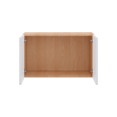 Modernform Cabinet Gloss White 30" W X 18" H X 12" D Double Door Wall Cabinet