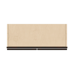J&K Espresso K8 Double Door Wall Cabinet - 30" W x 18" H