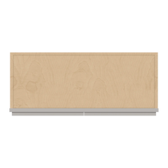 CNC Luxor 5-Piece Misty Grey 30" W X 18" H Double Door Wall Cabinet