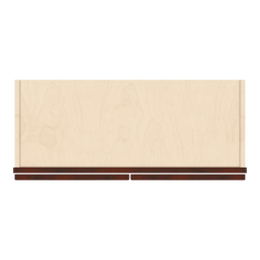 J&K Mahogany J5 Double Door Wall Cabinet - 30" W x 18" H