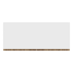 Modernform Cabinet Walnut 30" W X 18" H X 12" D Double Door Wall Cabinet