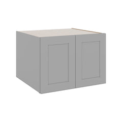 J&K Castle Grey S5 Refrigerator Wall Cabinet - 30" W x 21" H x 27" D