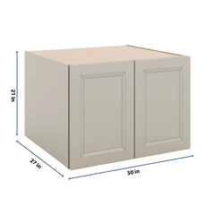 J&K Pebble B6 Refrigerator Wall Cabinet - 30" W x 21" H x 27" D