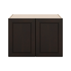 J&K Espresso K8 Refrigerator Wall Cabinet - 30" W x 21" H x 27" D
