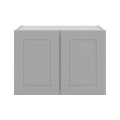 J&K Castle Grey S5 Refrigerator Wall Cabinet - 30" W x 21" H x 27" D