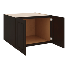 J&K Espresso K8 Refrigerator Wall Cabinet - 30" W x 21" H x 27" D