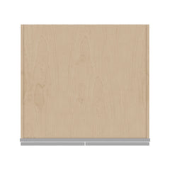 J&K Castle Grey S5 Refrigerator Wall Cabinet - 30" W x 21" H x 27" D