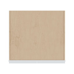 J&K White Shaker S8 Refrigerator Wall Cabinet - 30" W x 21" H x 27" D