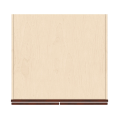 J&K Mahogany J5 Refrigerator Wall Cabinet - 30" W x 21" H x 27" D