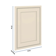 J&K Pearl Glazed H9 Dummy Door Panel 15" W x 21" H