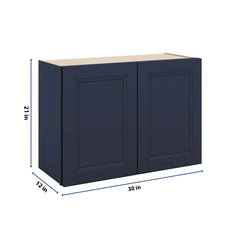 J&K Naval B7 Double Door Wall Cabinet - 30" W x 21" H
