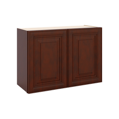 J&K Mahogany J5 Double Door Wall Cabinet - 30" W x 21" H