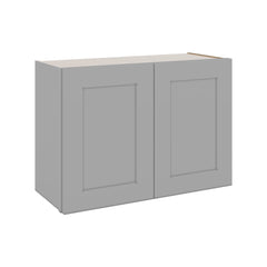 J&K Castle Grey S5 Double Door Wall Cabinet - 30" W x 21" H