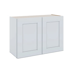 J&K White Shaker S8 Double Door Wall Cabinet - 30" W x 21" H