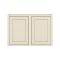 J&K Pearl Glazed H9 Double Door Wall Cabinet - 30" W x 21" H