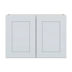 J&K White Shaker S8 Double Door Wall Cabinet - 30" W x 21" H