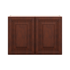 J&K Mahogany J5 Double Door Wall Cabinet - 30" W x 21" H