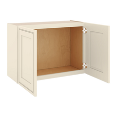 J&K Pearl Glazed H9 Double Door Wall Cabinet - 30" W x 21" H