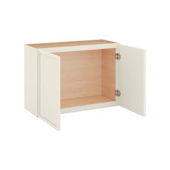 Modernform Cabinet Slim Dove White 30" W X 21" H X 12" D Double Door Wall Cabinet