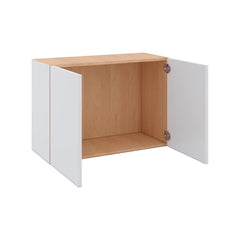 Modernform Cabinet Gloss White 30" W X 21" H X 12" D Double Door Wall Cabinet