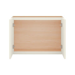 Modernform Cabinet Slim Dove White 30" W X 21" H X 12" D Double Door Wall Cabinet