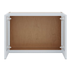 J&K White Shaker S8 Double Door Wall Cabinet - 30" W x 21" H