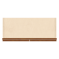 J&K Mocha Glazed K10 Double Door Wall Cabinet - 30" W x 21" H