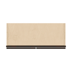 J&K Espresso K8 Double Door Wall Cabinet - 30" W x 21" H