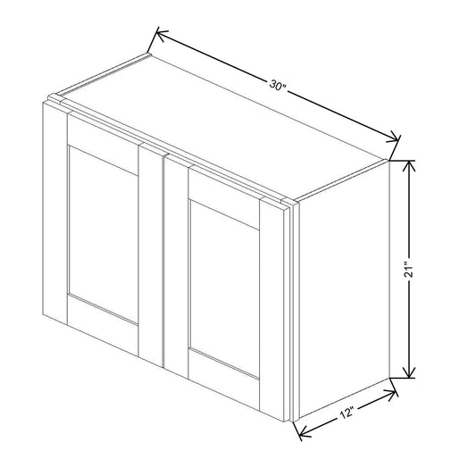 Fabuwood Allure Nexus Frost 30"W X 21"H  Wall
