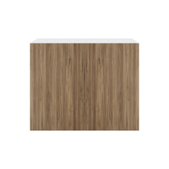Modernform Cabinet Walnut 30" W X 24" H X 24" D Double Door Wall Cabinet