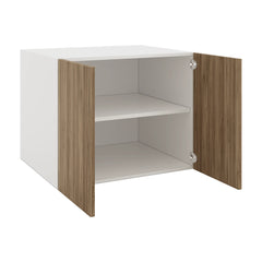 Modernform Cabinet Walnut 30" W X 24" H X 24" D Double Door Wall Cabinet