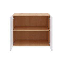Modernform Cabinet Gloss White 30" W X 24" H X 24" D Double Door Wall Cabinet