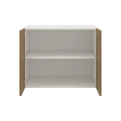 Modernform Cabinet Walnut 30" W X 24" H X 24" D Double Door Wall Cabinet