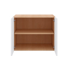 Modernform Cabinet Matte White 30" W X 24" H X 24" D Double Door Wall Cabinet
