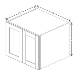 J&K Hazel H8 Refrigerator Wall Cabinet - 30" W x 24" H x 27" D