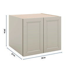 J&K Pebble B6 Refrigerator Wall Cabinet - 30" W x 24" H x 27" D