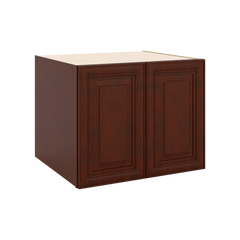 J&K Mahogany J5 Refrigerator Wall Cabinet - 30" W x 24" H x 27" D