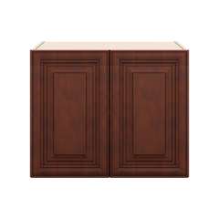 J&K Mahogany J5 Refrigerator Wall Cabinet - 30" W x 24" H x 27" D
