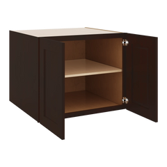J&K Java Coffee S1 Refrigerator Wall Cabinet - 30" W x 24" H x 27" D